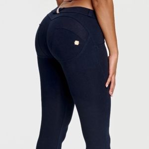 Freddy Wr.Up Satin Navy Stretch Pants
